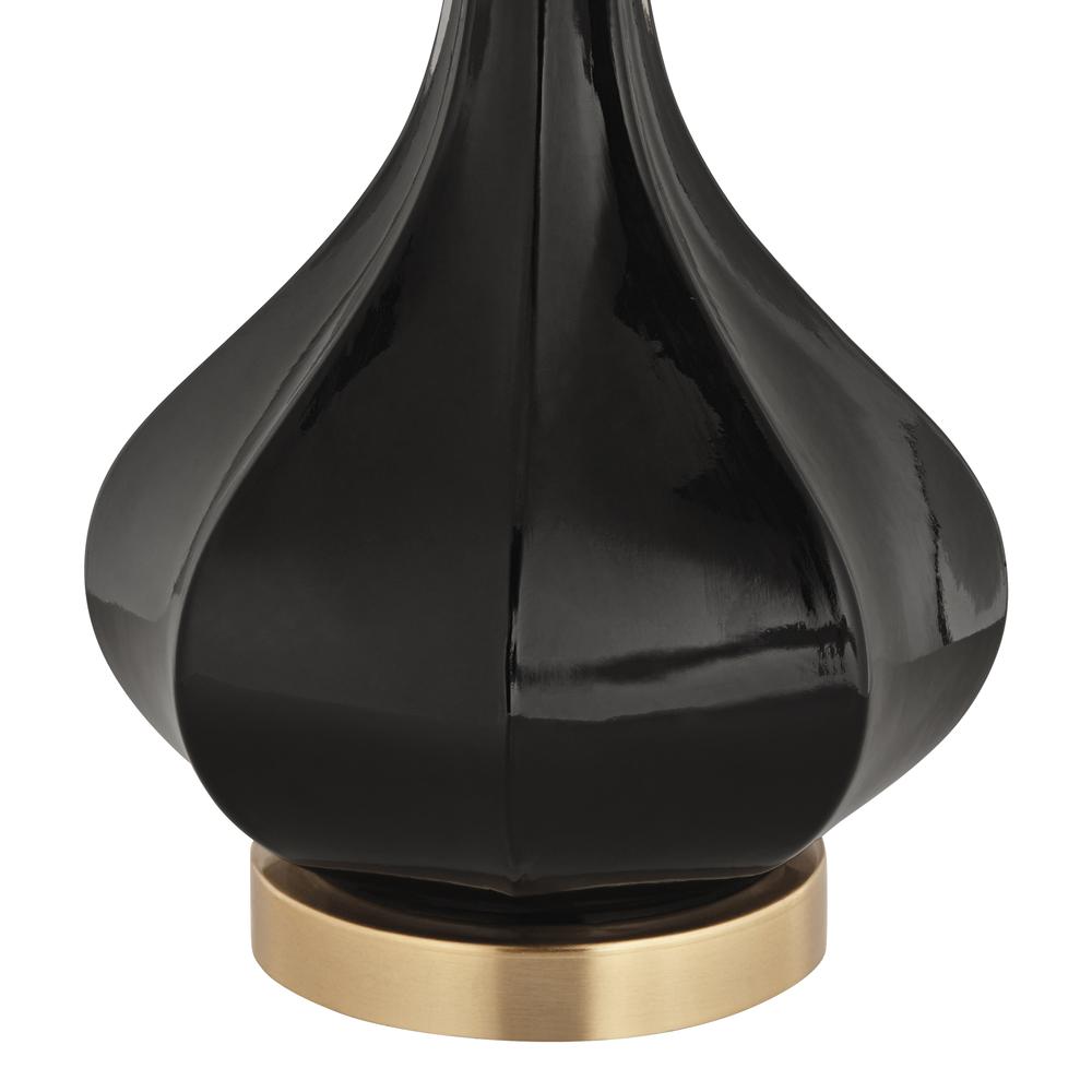 Table lamp Glass black finish. Picture 7