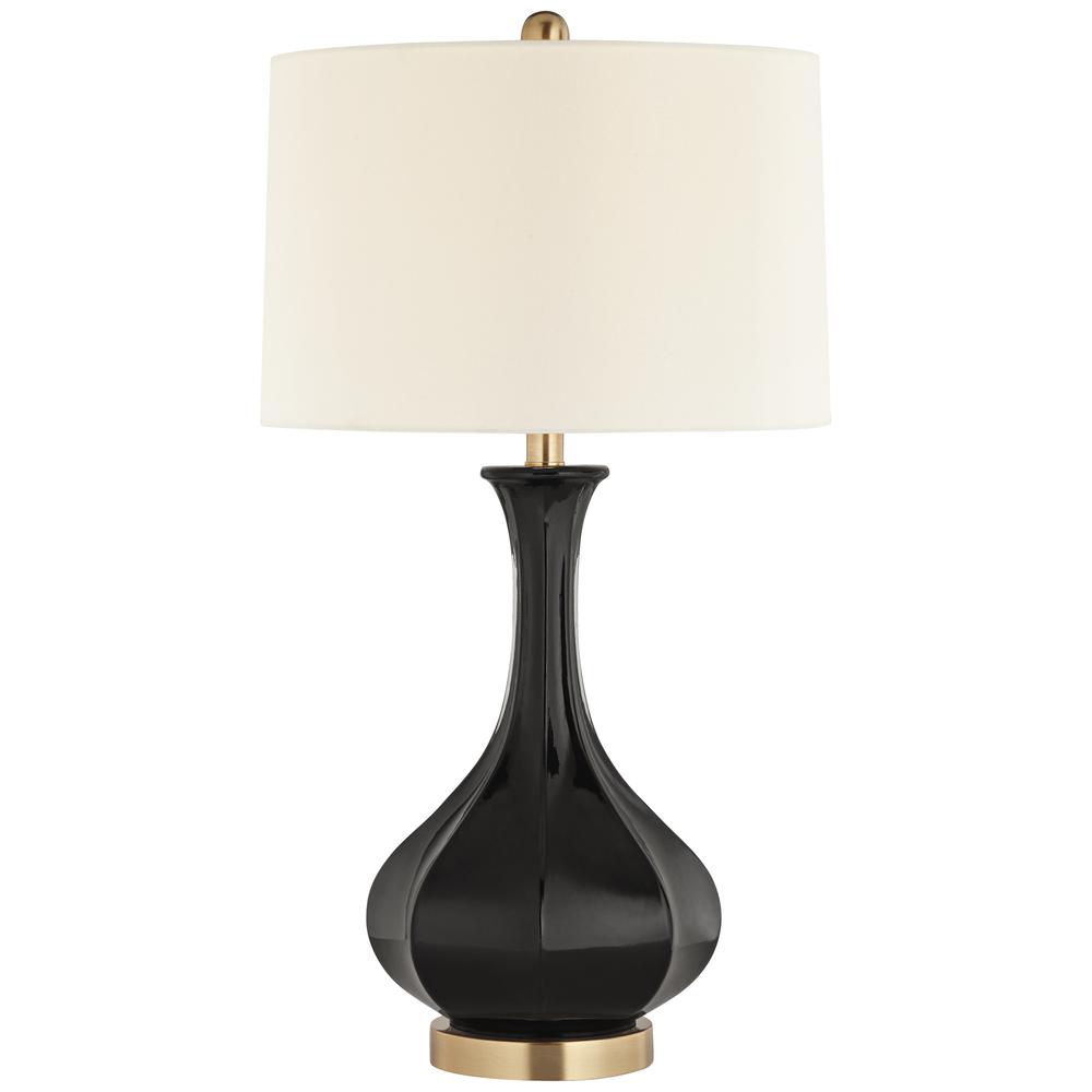 Table lamp Glass black finish. Picture 9