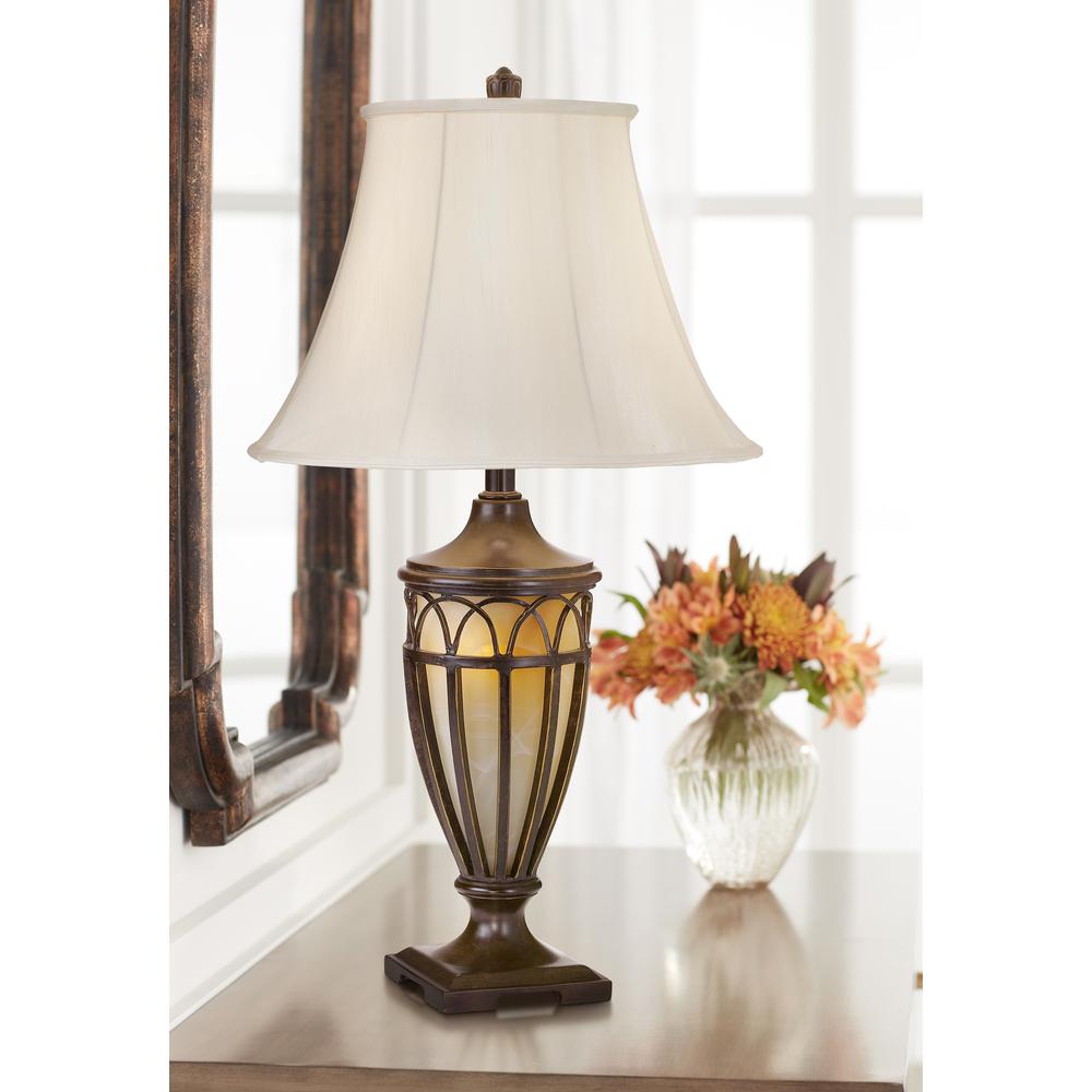 Table lamp Traditional with nitelite. Picture 2
