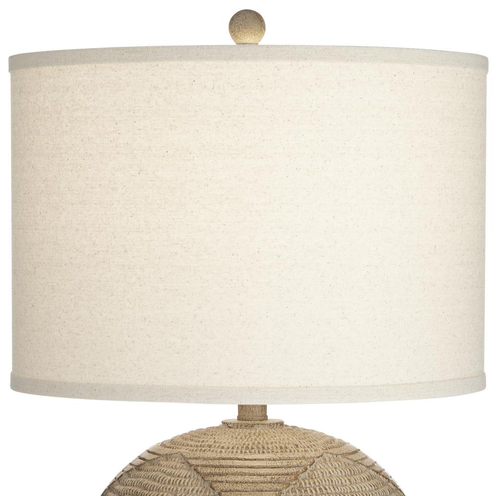 Table lamp Poly round with triangular pattern. Picture 4