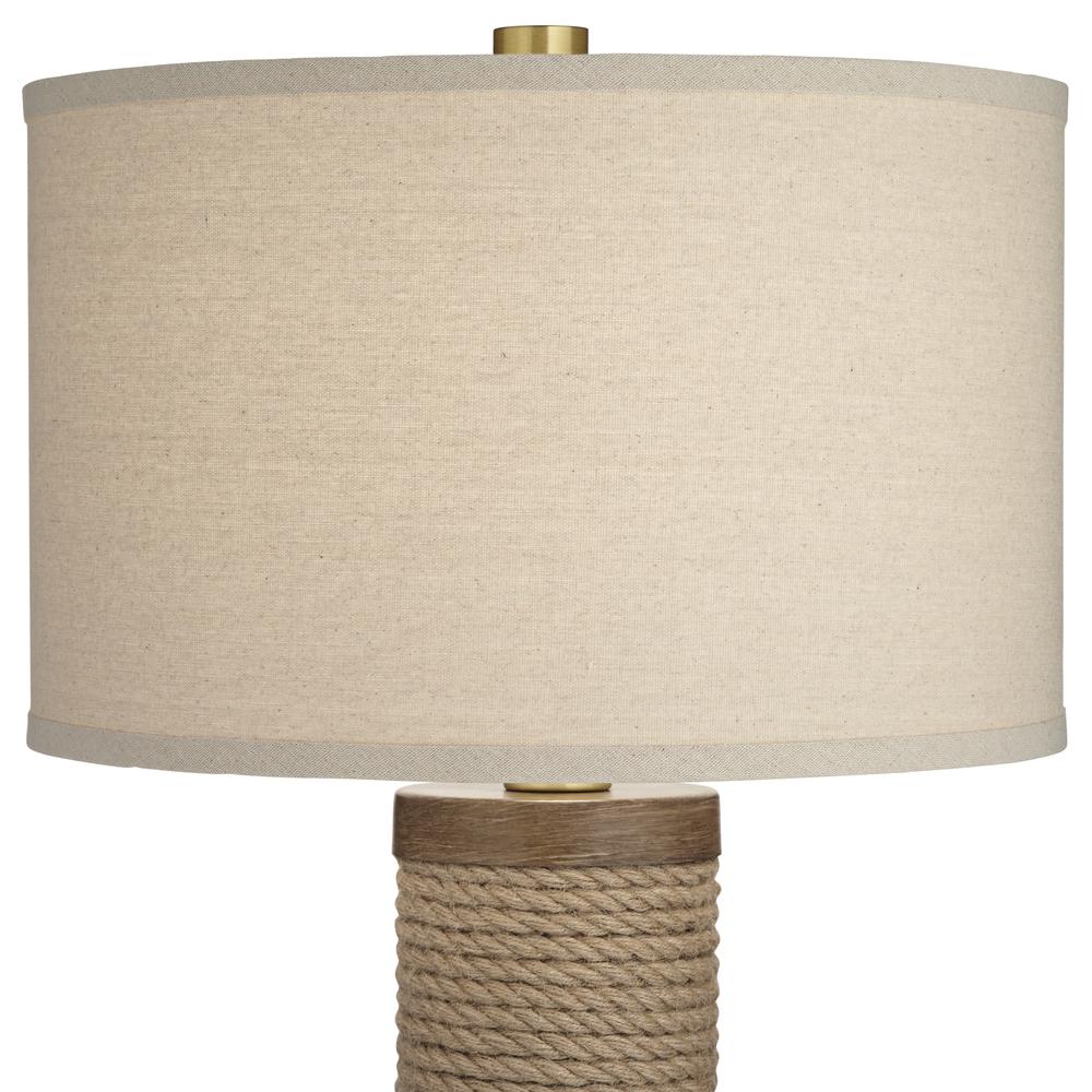 Table lamp Natural rope column. Picture 4