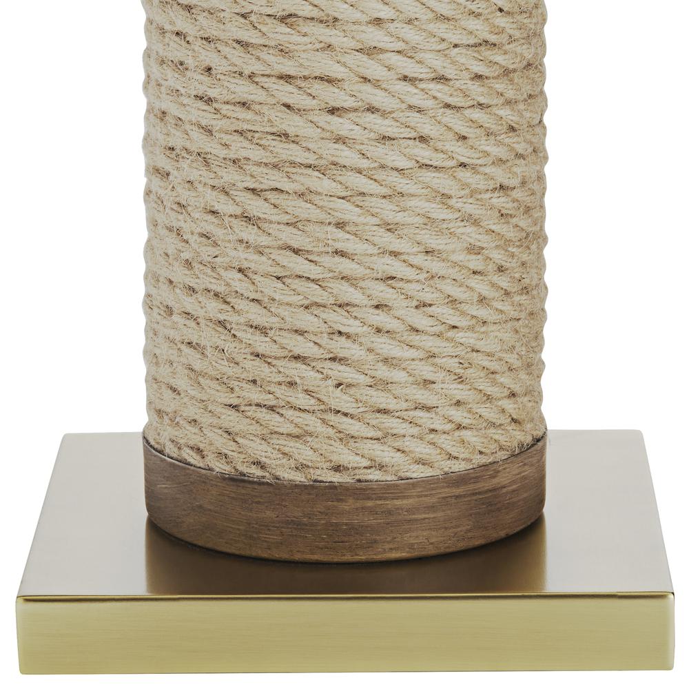 Table lamp Natural rope column. Picture 7