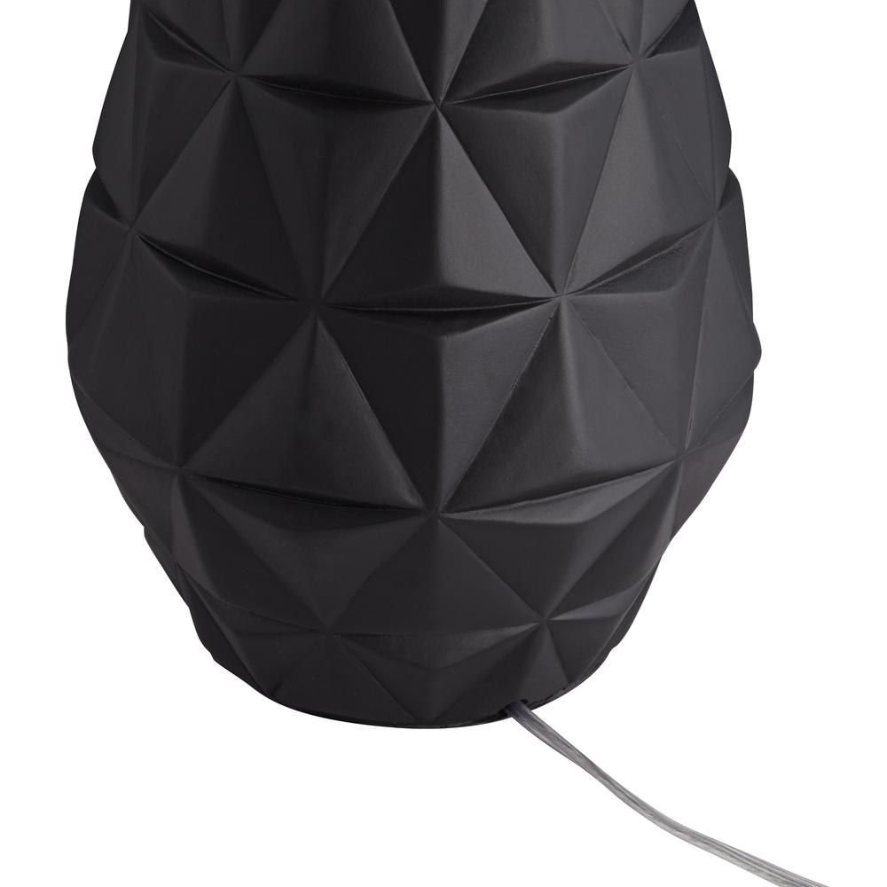 Table lamp Poly geometric matte black. Picture 6