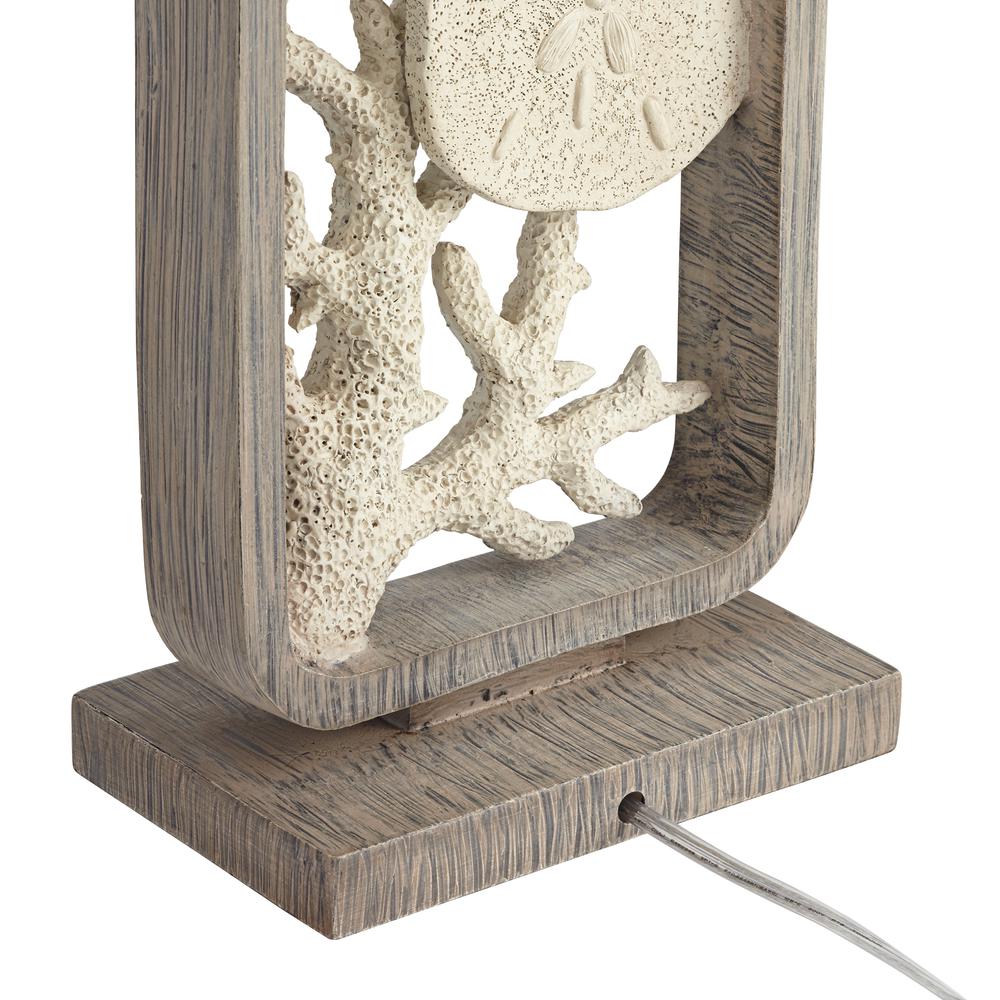 Table lamp Poly frame starfish and sand dollar. Picture 5