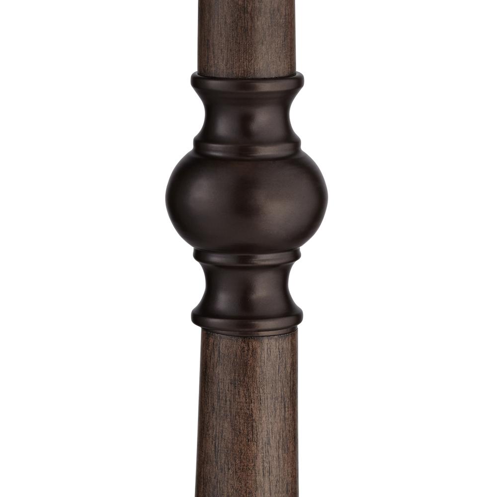 Floor lamp Farmhouse wood and metal lamp. Picture 3