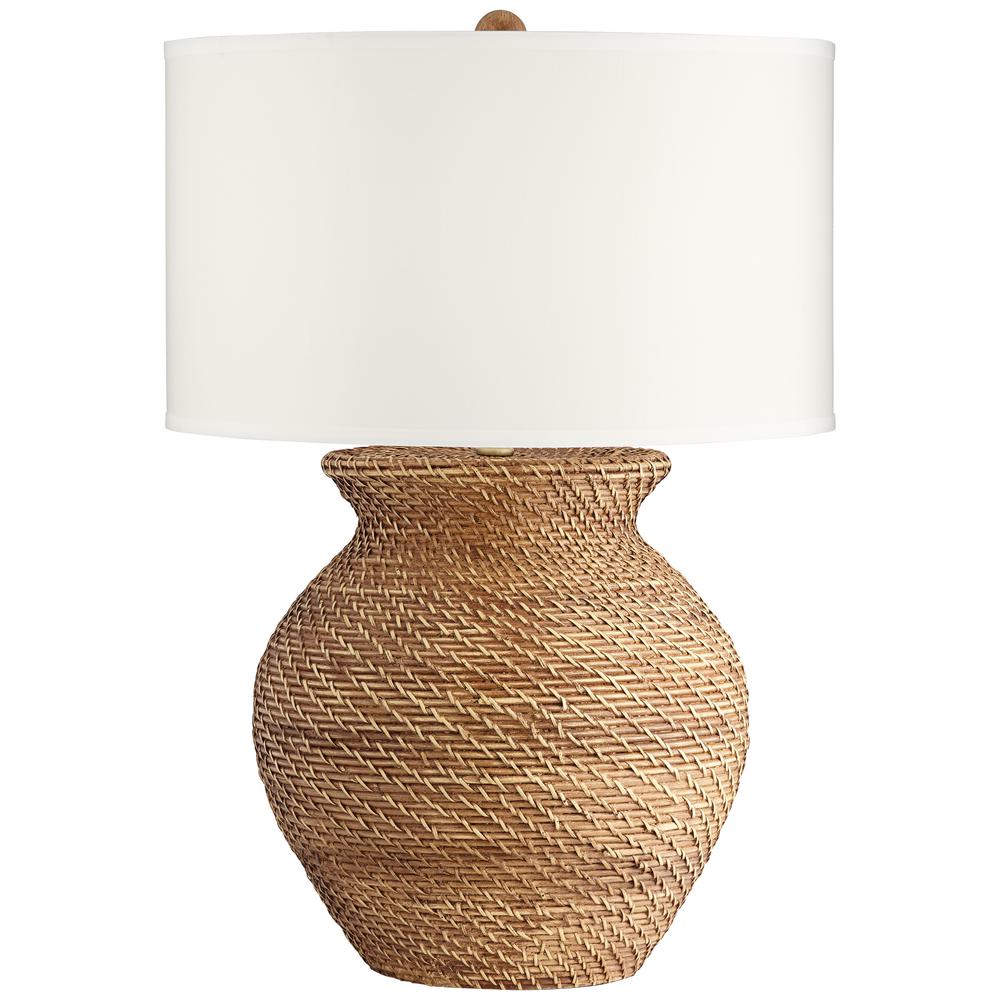 Table lamp Poly rattan jar. Picture 1