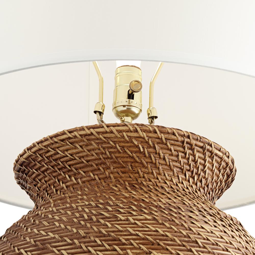 Table lamp Poly rattan jar. Picture 3
