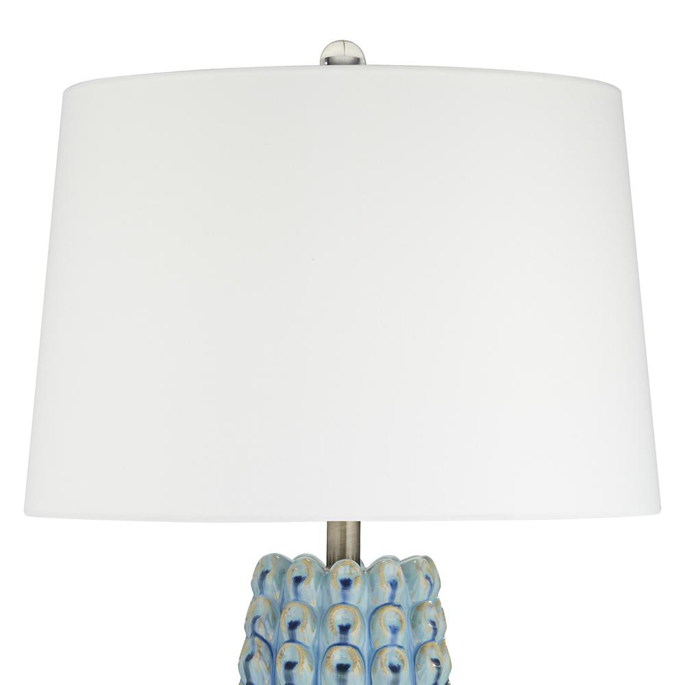 Table lamp Decorated blue coral look. Picture 4
