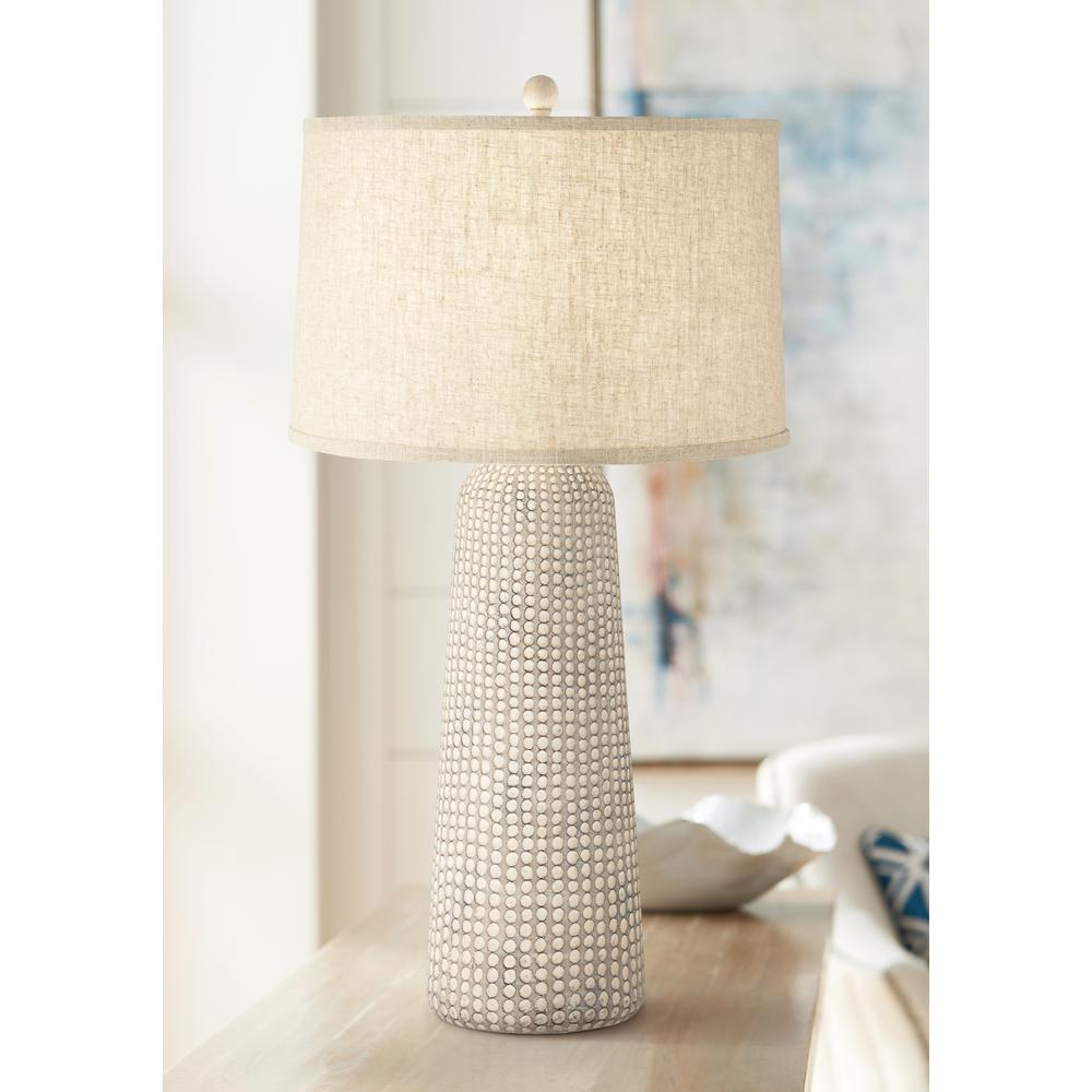 Table lamp 32" poly hammered lamp. Picture 2