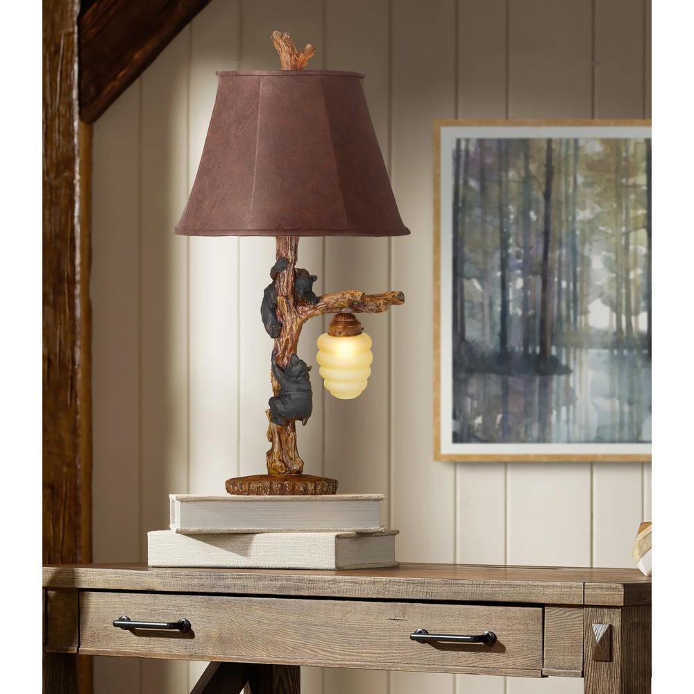 Table lamp Poly honey bear with nitelite. Picture 2