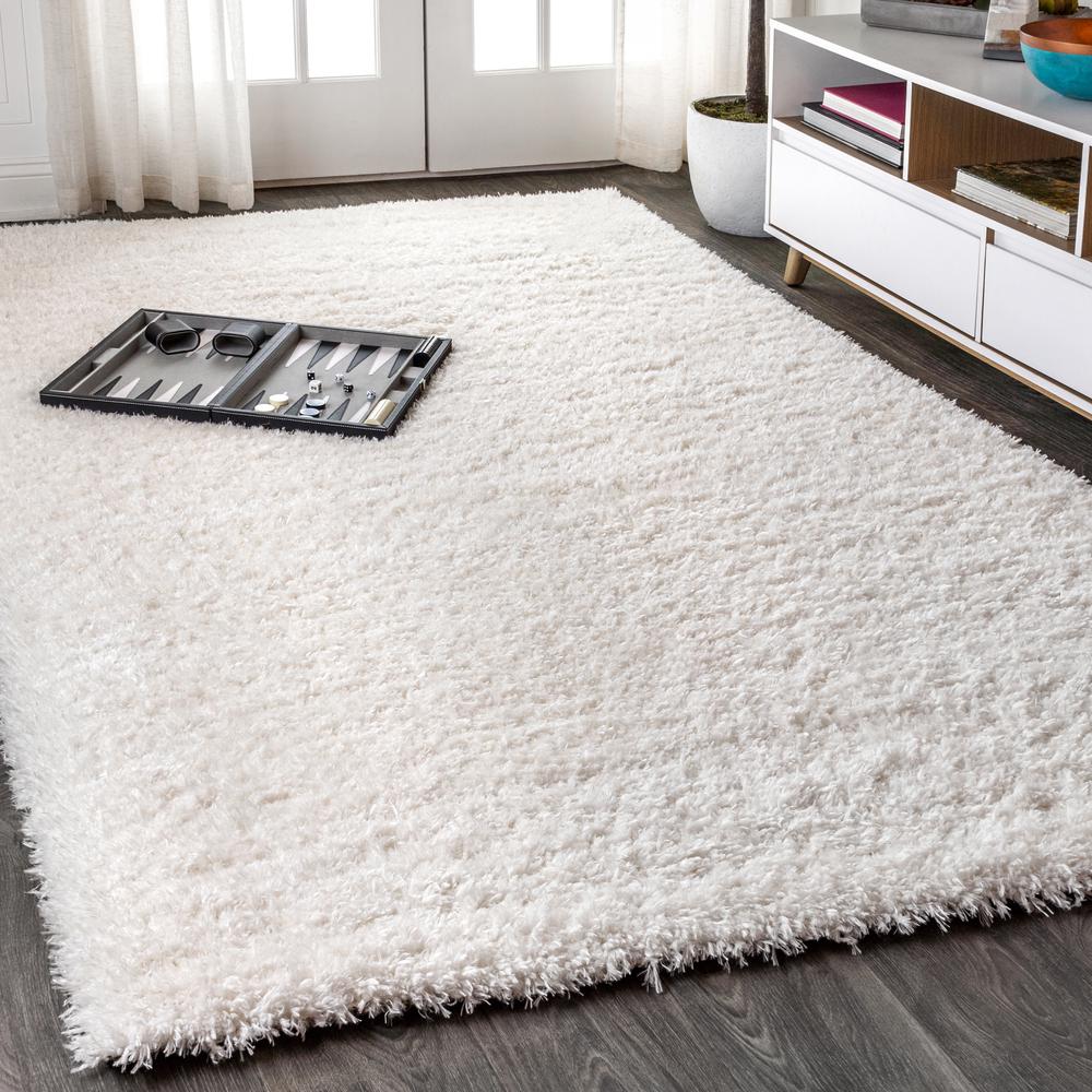 Aydin Solid Plush Shag Area Rug. Picture 11