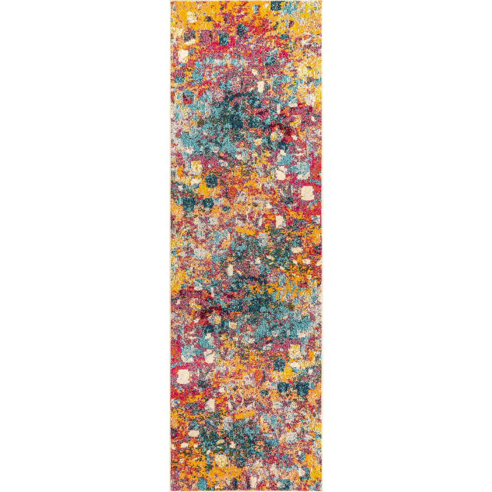 Inspired Contemporary Pop Modern Abstract Area Rug. Picture 2