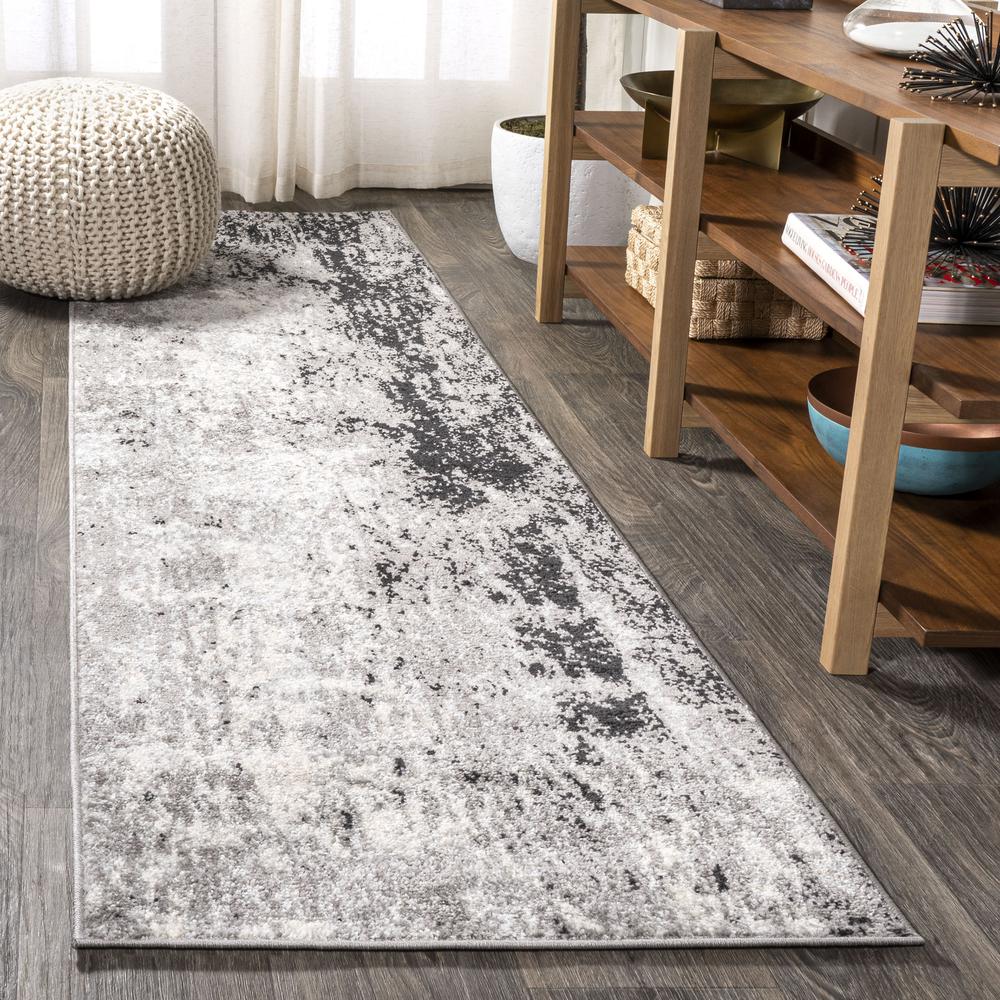 Storm Modern Abstract Area Rug. Picture 9
