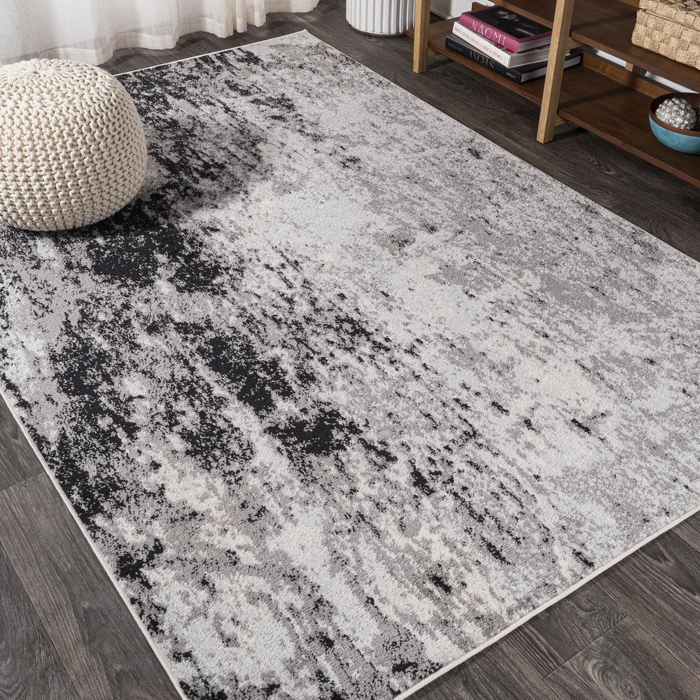 Storm Modern Abstract Area Rug. Picture 12