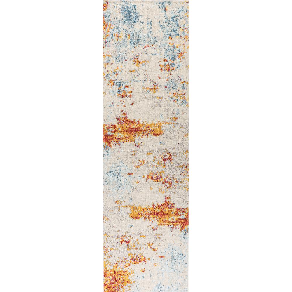 Sunset Modern Abstract Area Rug. Picture 2