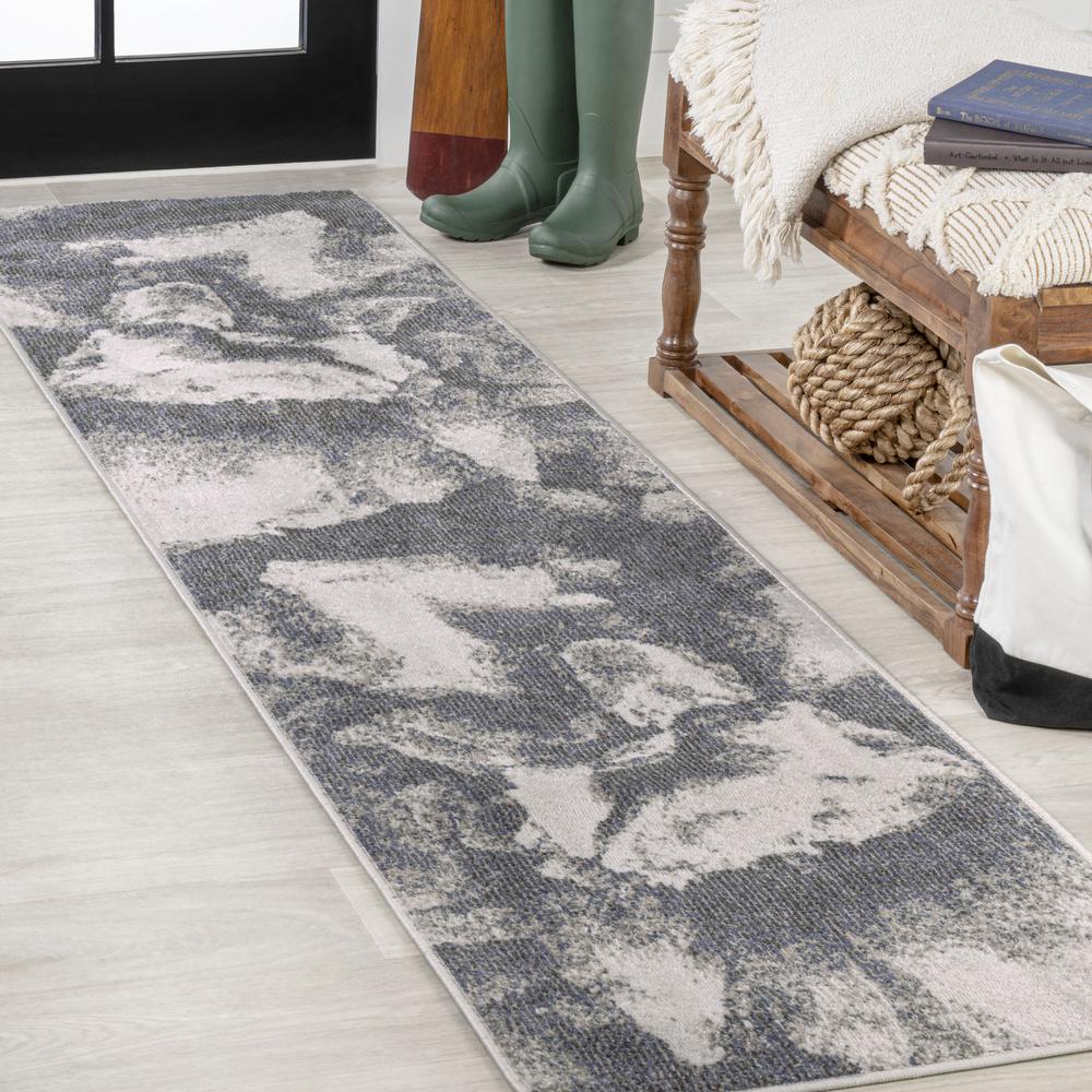 Petalo Abstract Two Tone Modern Area Rug. Picture 9