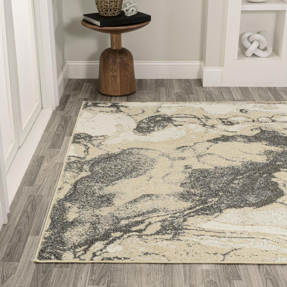 Marmo Abstract Marbled Modern Area Rug. Picture 4