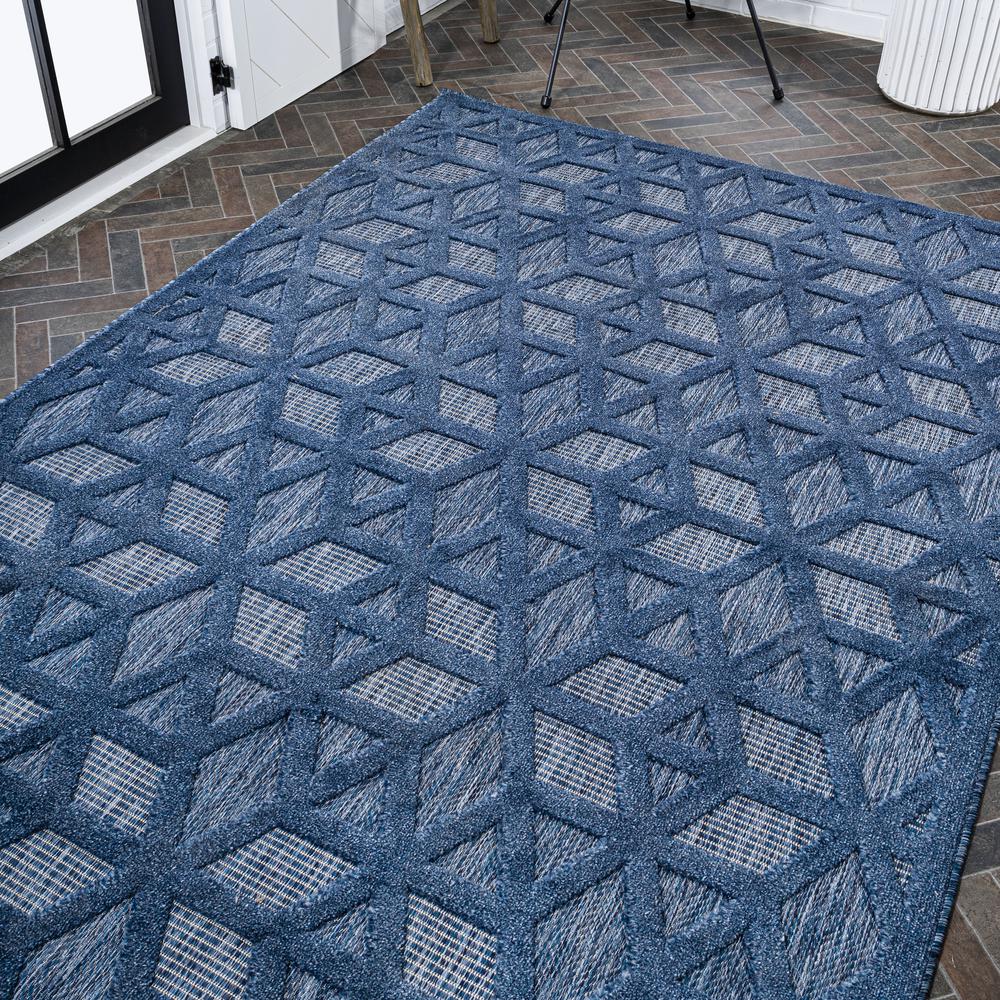 Talaia Neutral Geometric Indoor/Outdoor Area Rug. Picture 9