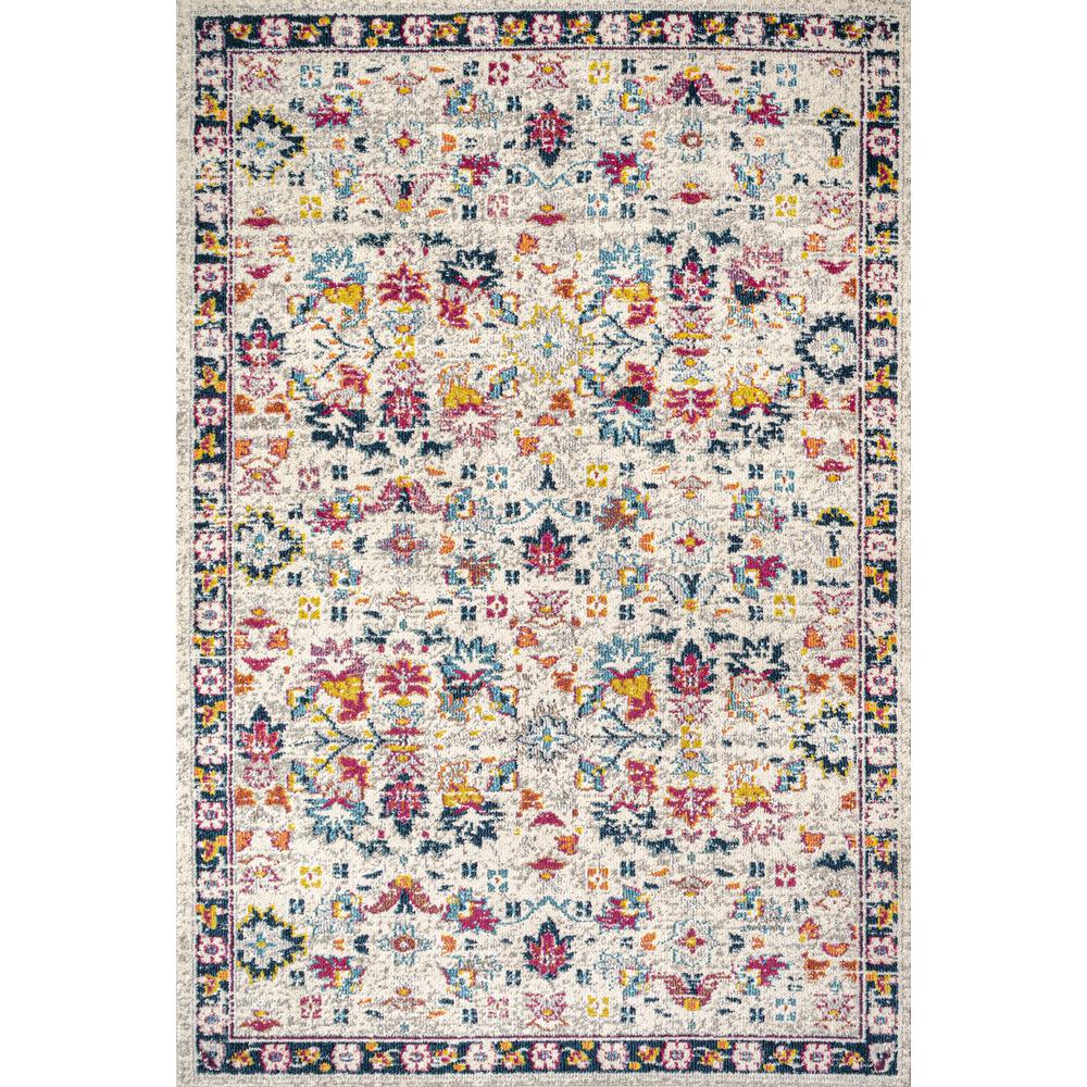 Alfombra Modern Persian Boho Floral Area Rug. Picture 2