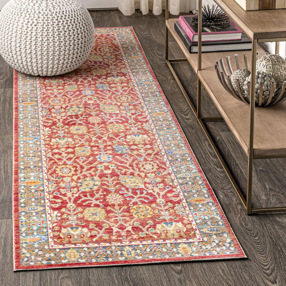 India Flower and Vine Area Rug. Picture 9