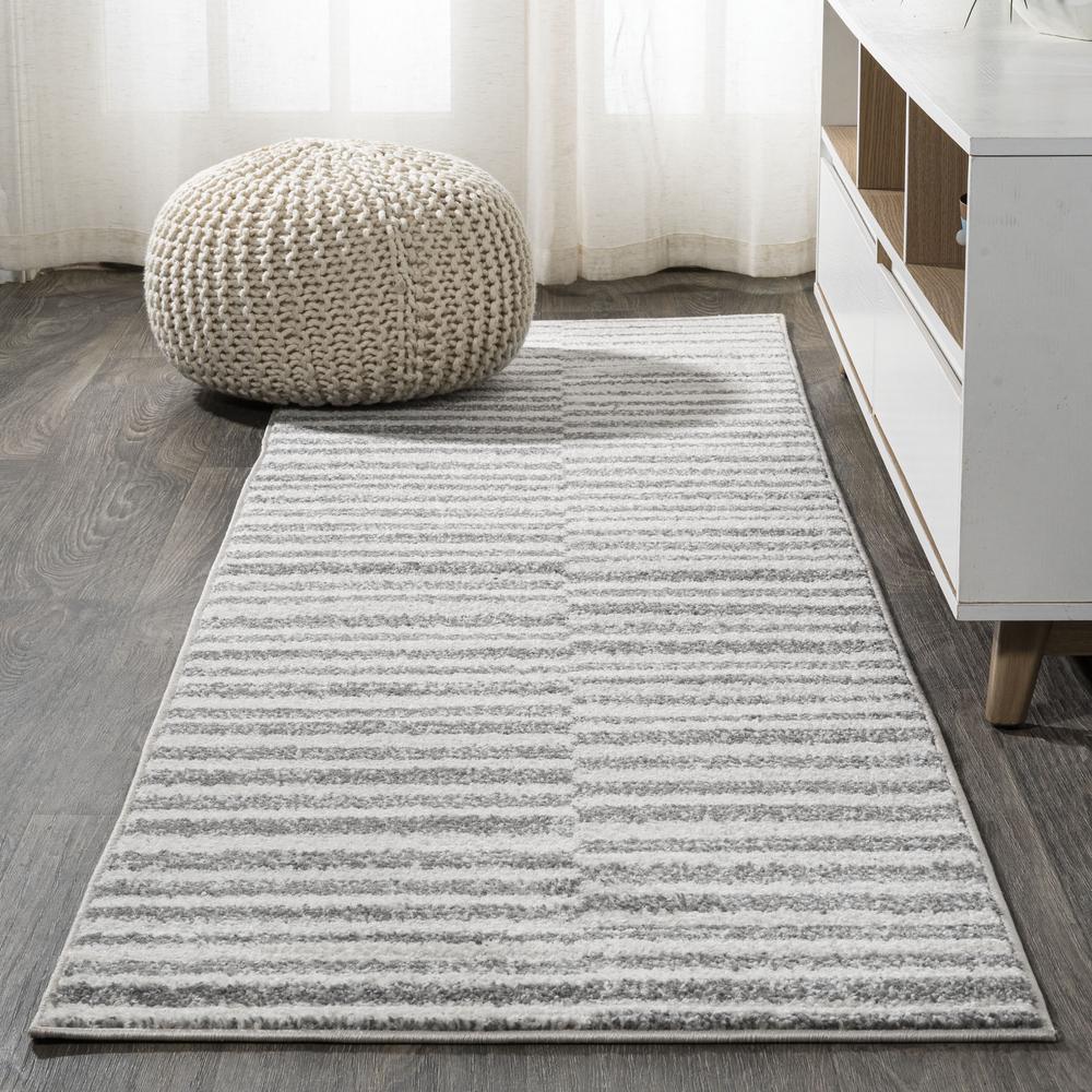 Lyla Offset Stripe Area Rug. Picture 9