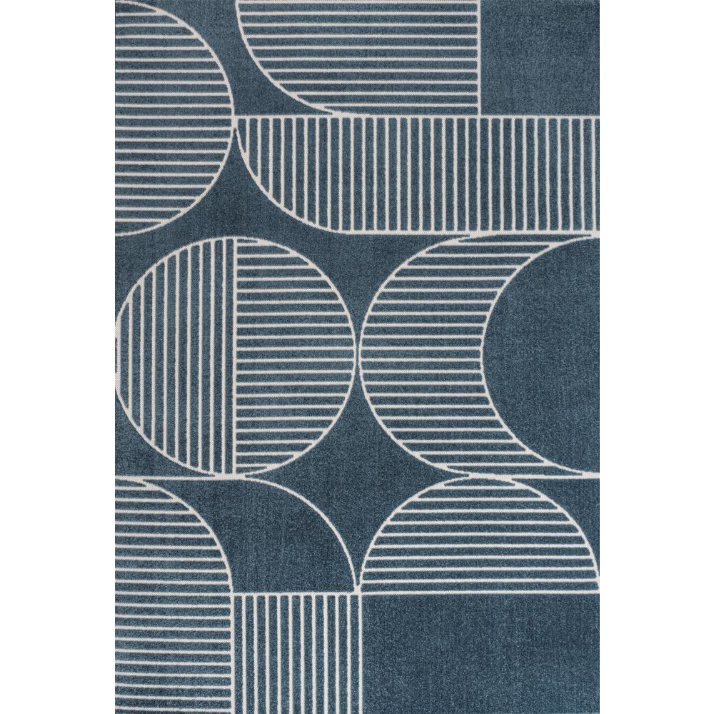 Nordby Geometric Arch Scandi Striped Area Rug. Picture 1