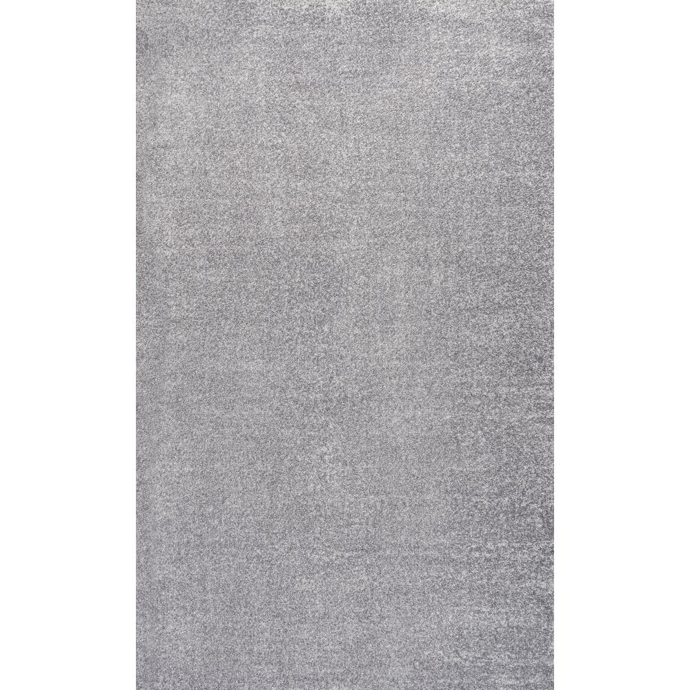 Haze Solid Low Pile Area Rug Gray. Picture 2