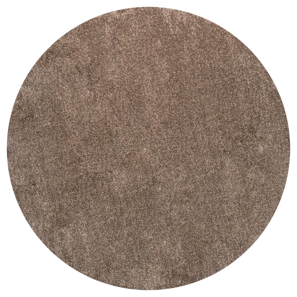 Haze Solid Low Pile Area Rug Brown. Picture 2