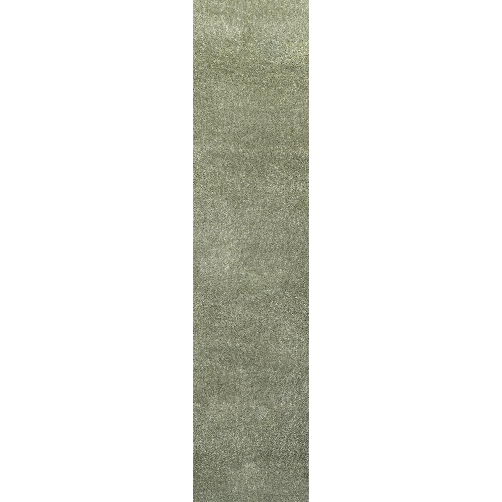 Haze Solid Low Pile Area Rug Green. Picture 2