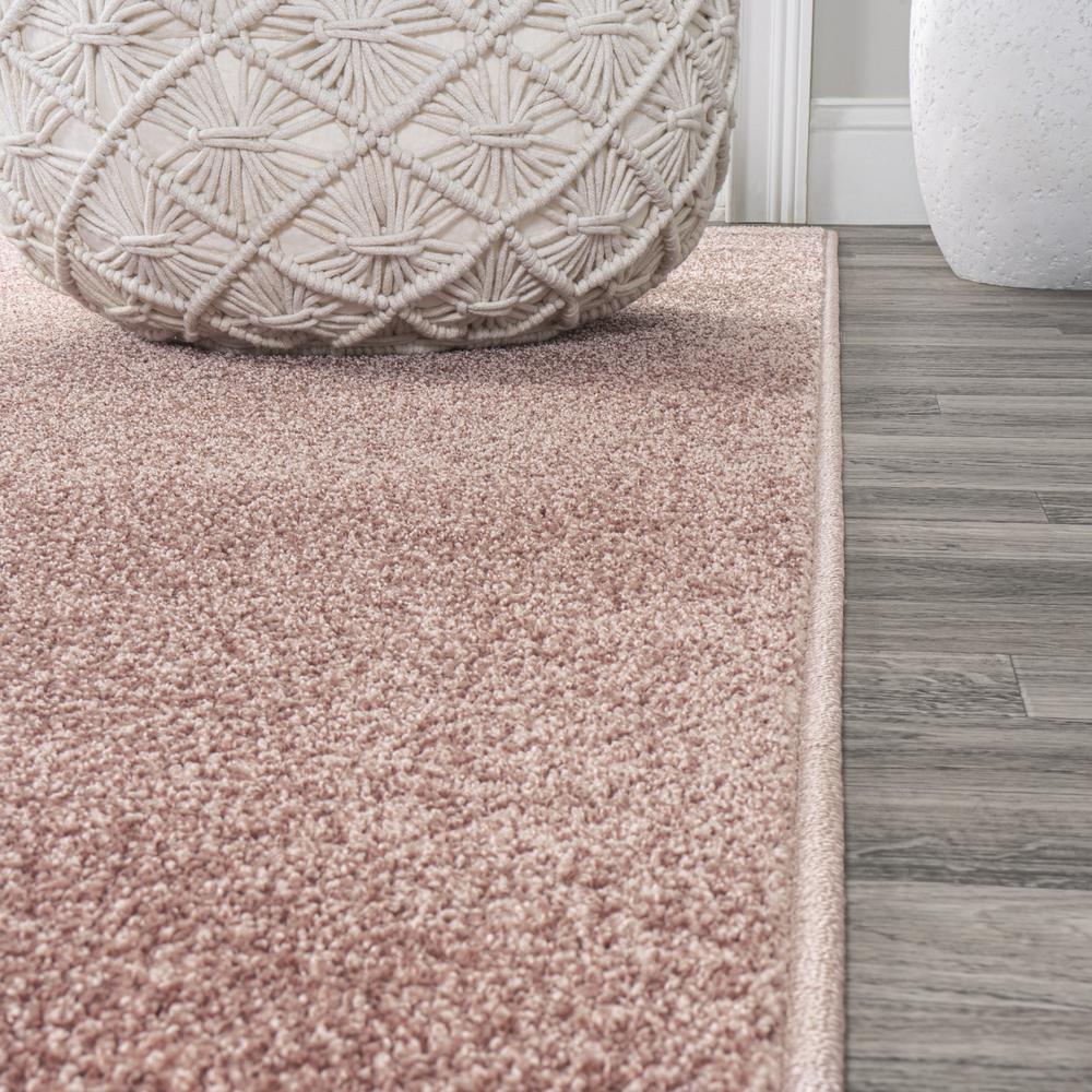Haze Solid Low Pile Area Rug Pink. Picture 6