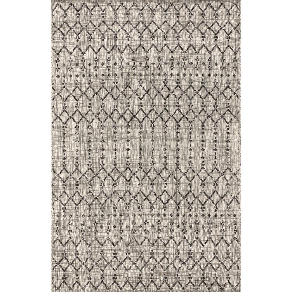Ourika Moroccan Geometric Textured Weave Indoor/Outdoor Area Rug. Picture 2