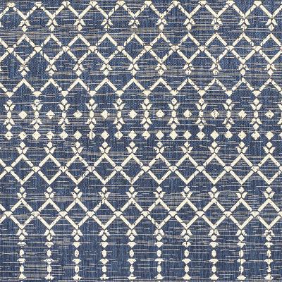 Ourika Moroccan Geometric Textured Weave Indoor/Outdoor Runner Rug. Picture 12