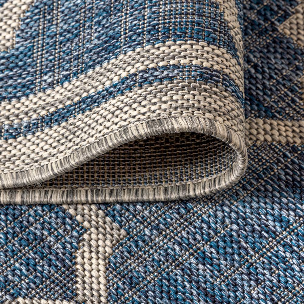 Trebol Moroccan Trellis Textured Weave Indoor/Outdoor Area Rug. Picture 7