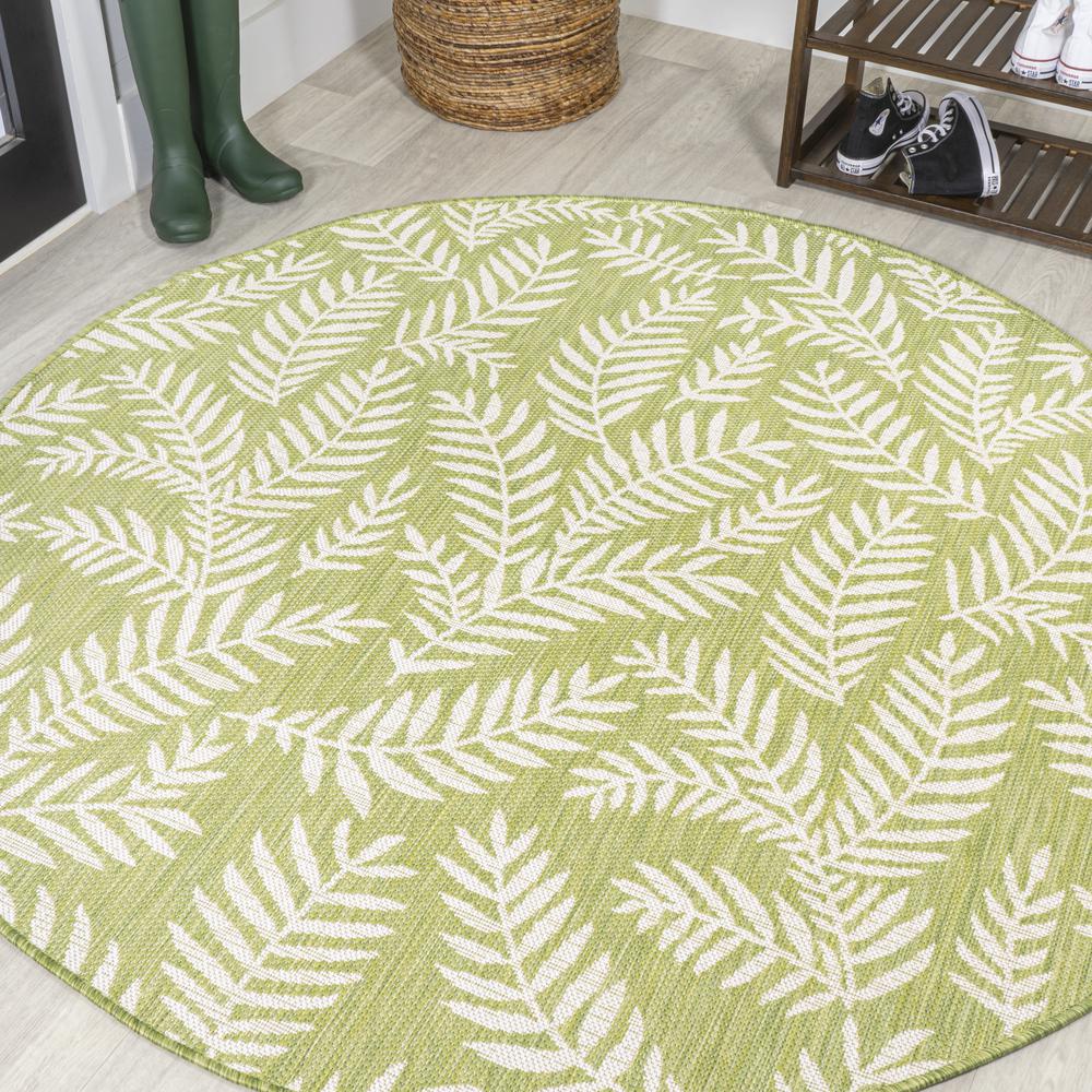 Nevis Palm Frond Indoor/Outdoor Area Rug. Picture 11
