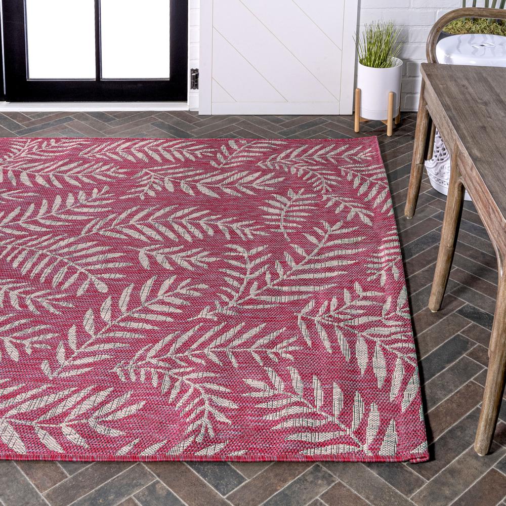 Nevis Palm Frond Indoor/Outdoor Area Rug. Picture 8