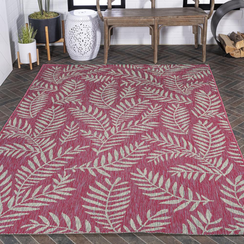 Nevis Palm Frond Indoor/Outdoor Area Rug. Picture 9