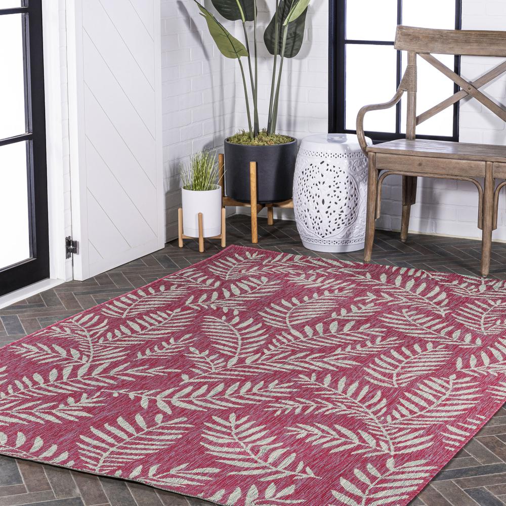 Nevis Palm Frond Indoor/Outdoor Area Rug. Picture 10
