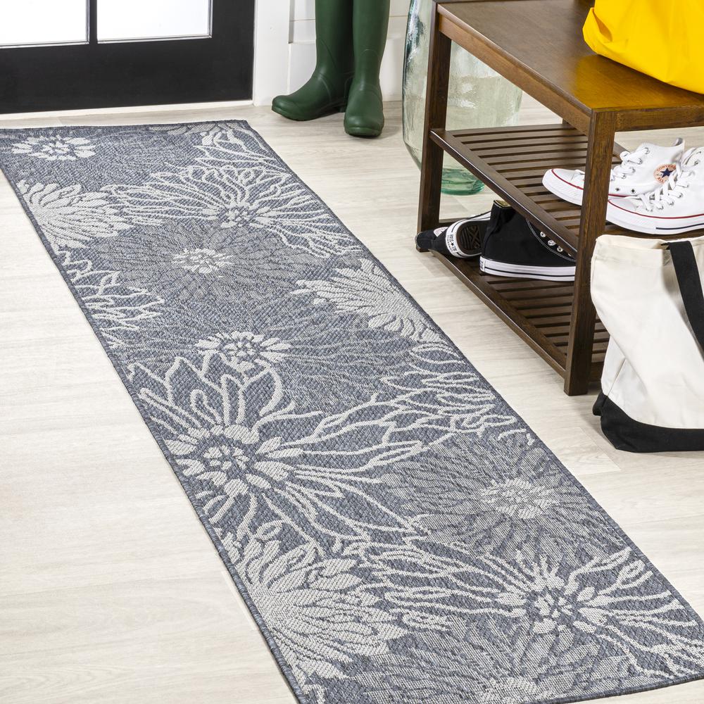 Bahamas Modern All Over Floral Indoor/Outdoor Area Rug. Picture 11