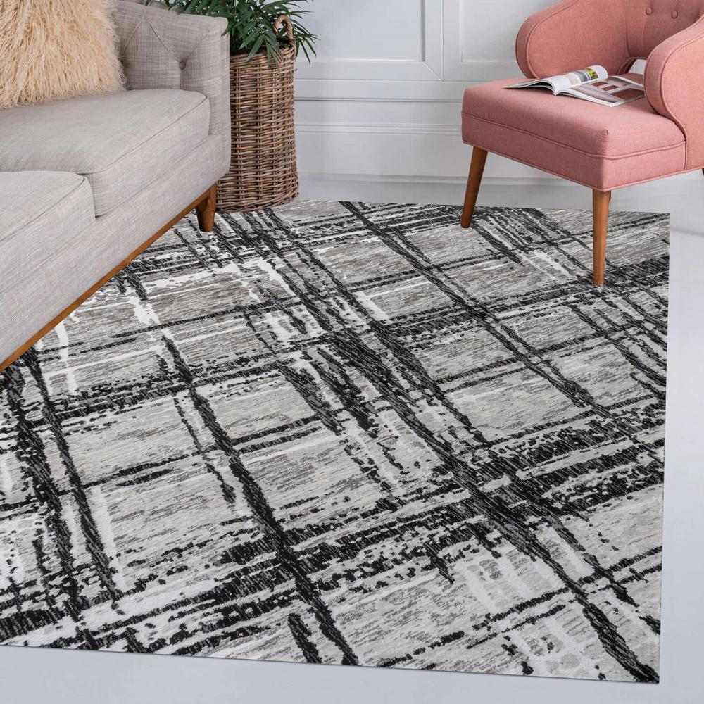 Slant Modern Abstract Area Rug. Picture 11
