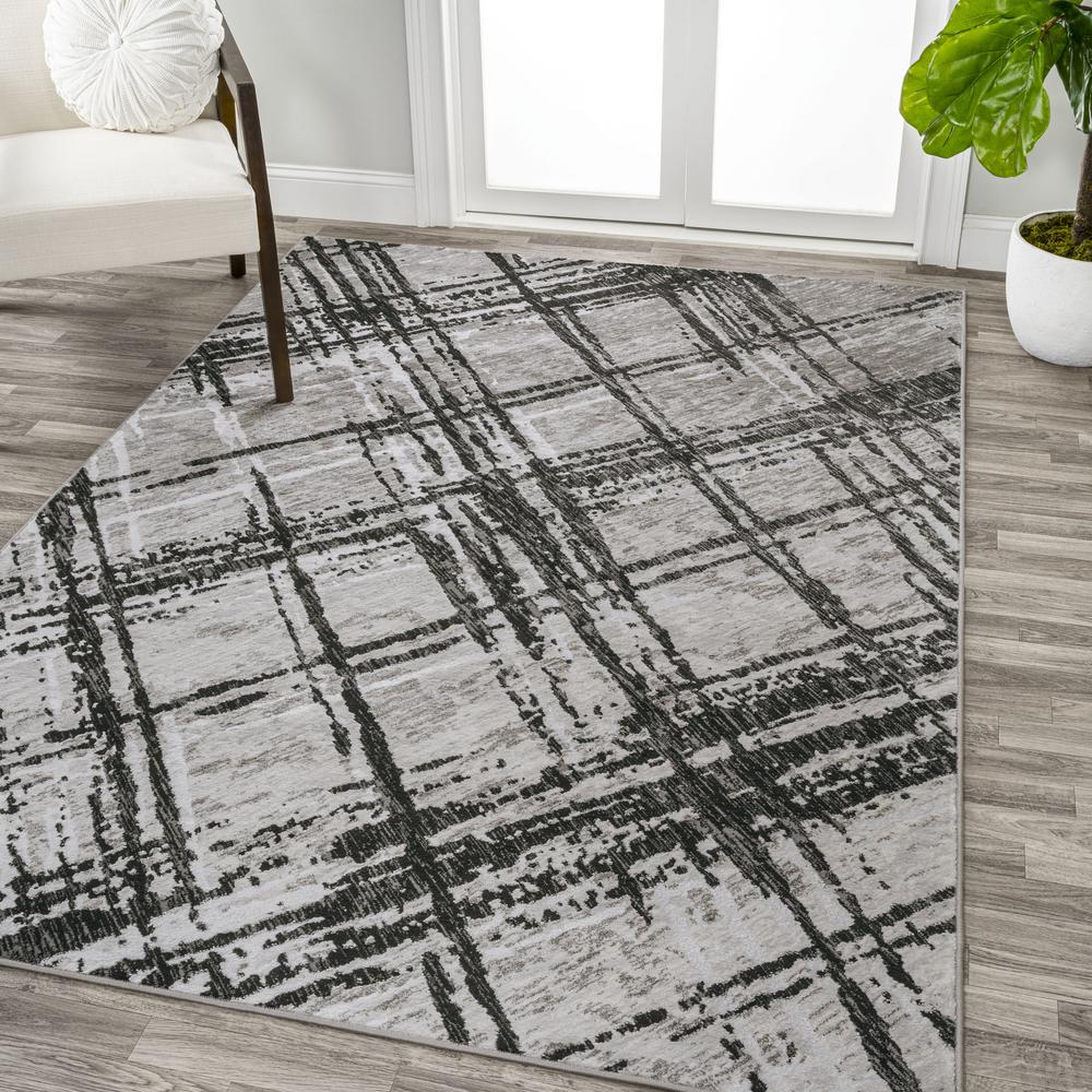 Slant Modern Abstract Area Rug. Picture 3