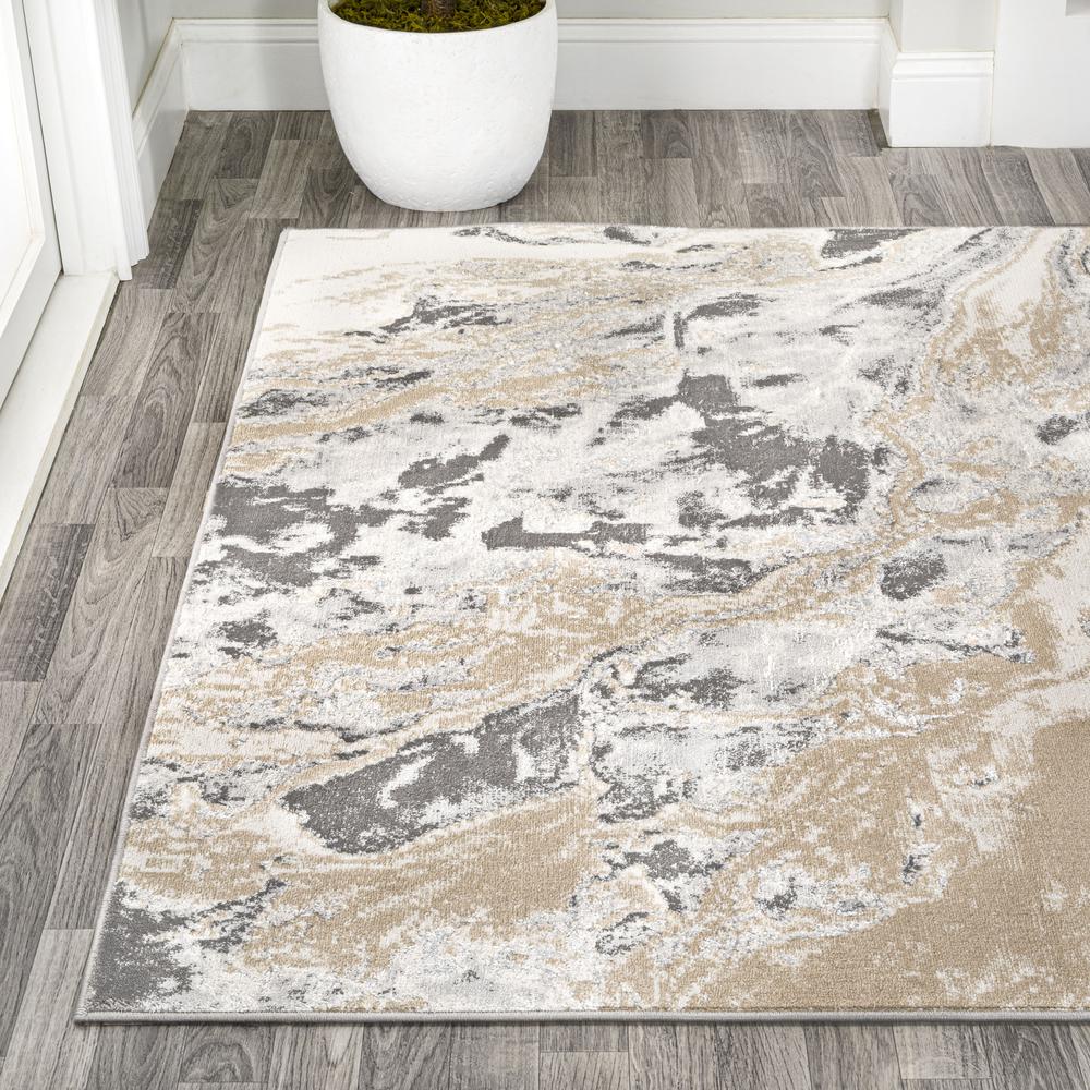 Swirl Marbled Abstract Area Rug. Picture 4