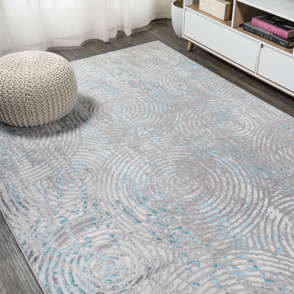 Timeworn Modern Abstract Area Rug. Picture 12