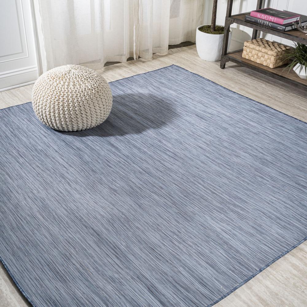Ethan Modern Flatweave Solid Area Rug. Picture 13