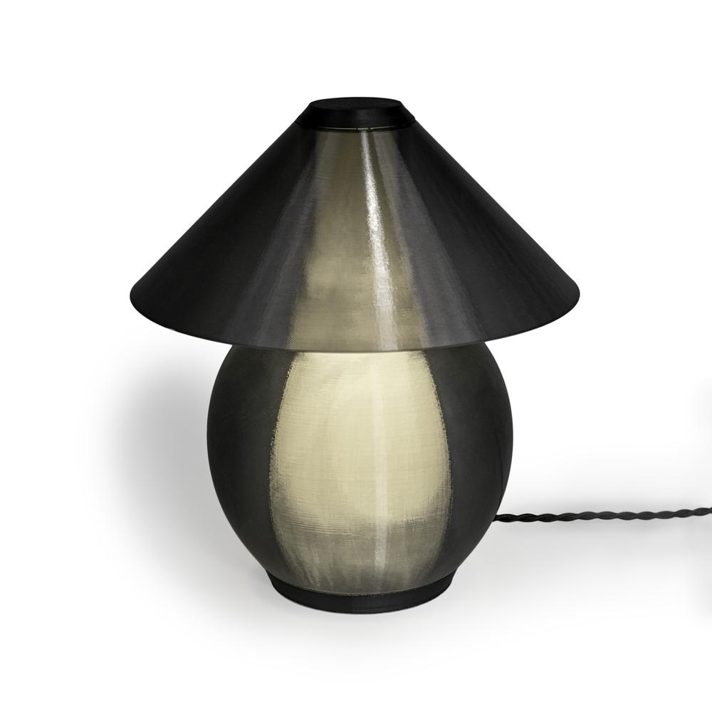 Gema Mid-Century Coastal Plant-Based Pla 3D Printed Dimmable Led Table Lamp. Picture 2