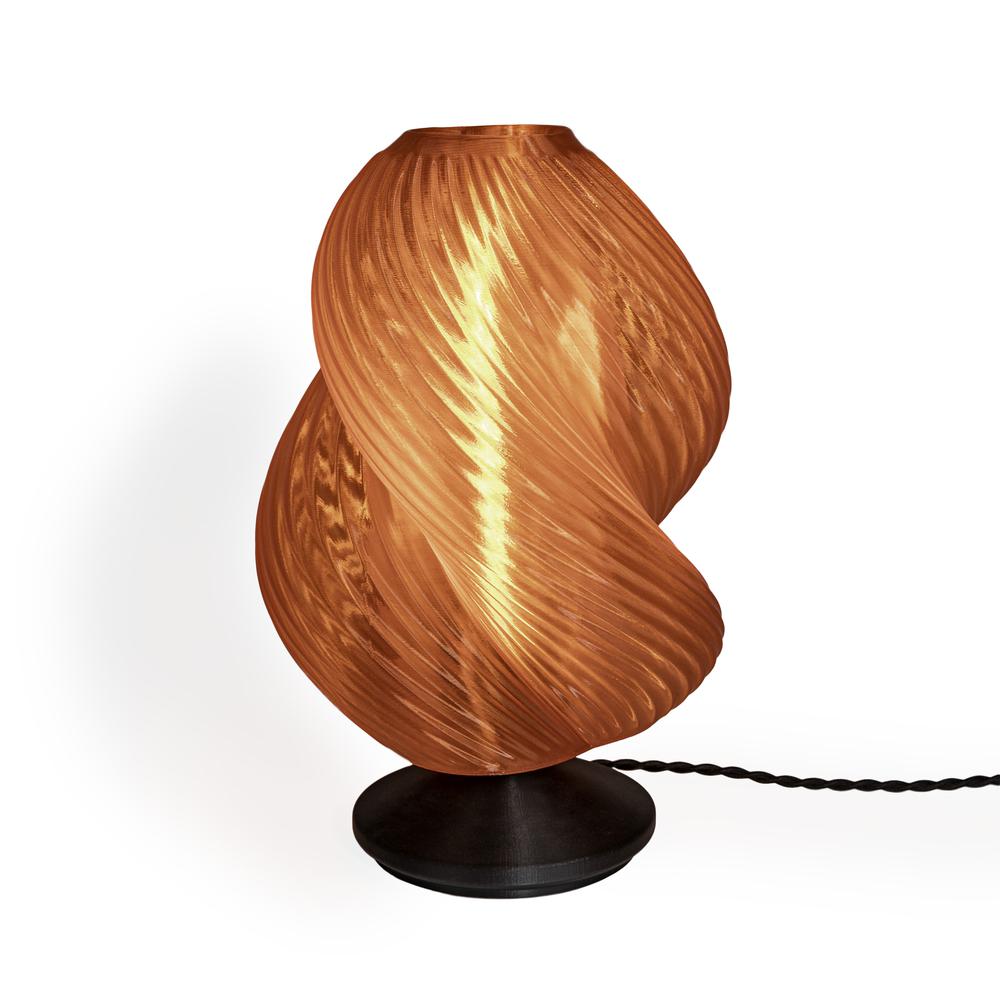 Gema Mid-Century Coastal Plant-Based Pla 3D Printed Dimmable Led Table Lamp. Picture 2