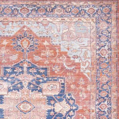 Maris Ornate Medallion Washable Indoor/Outdoor Area Rug. Picture 16