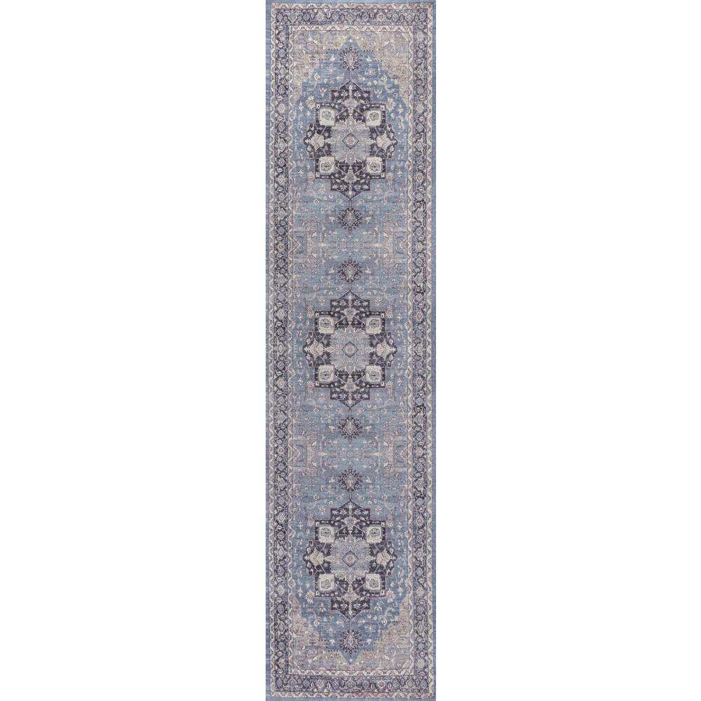 Maris Ornate Medallion Machine-Washable Area Rug. Picture 2