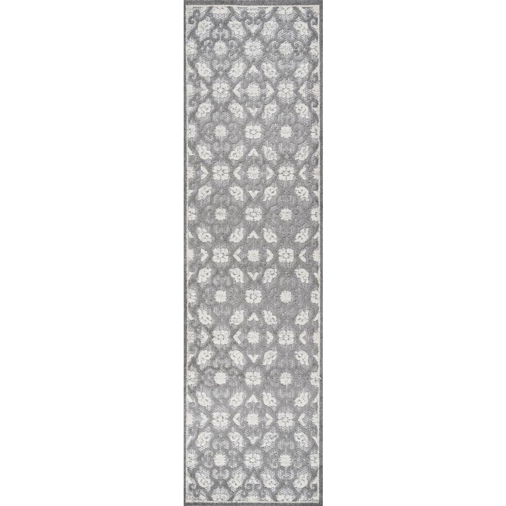 Gallia Tile Trellis High-Low Indoor/Outdoor Area Rug. Picture 1