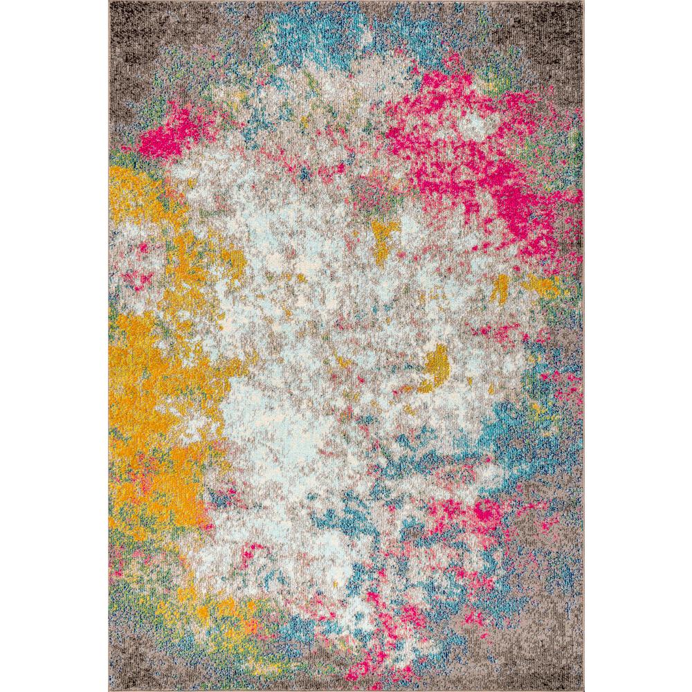 Contemporary Pop Modern Abstract Area Rug. Picture 1