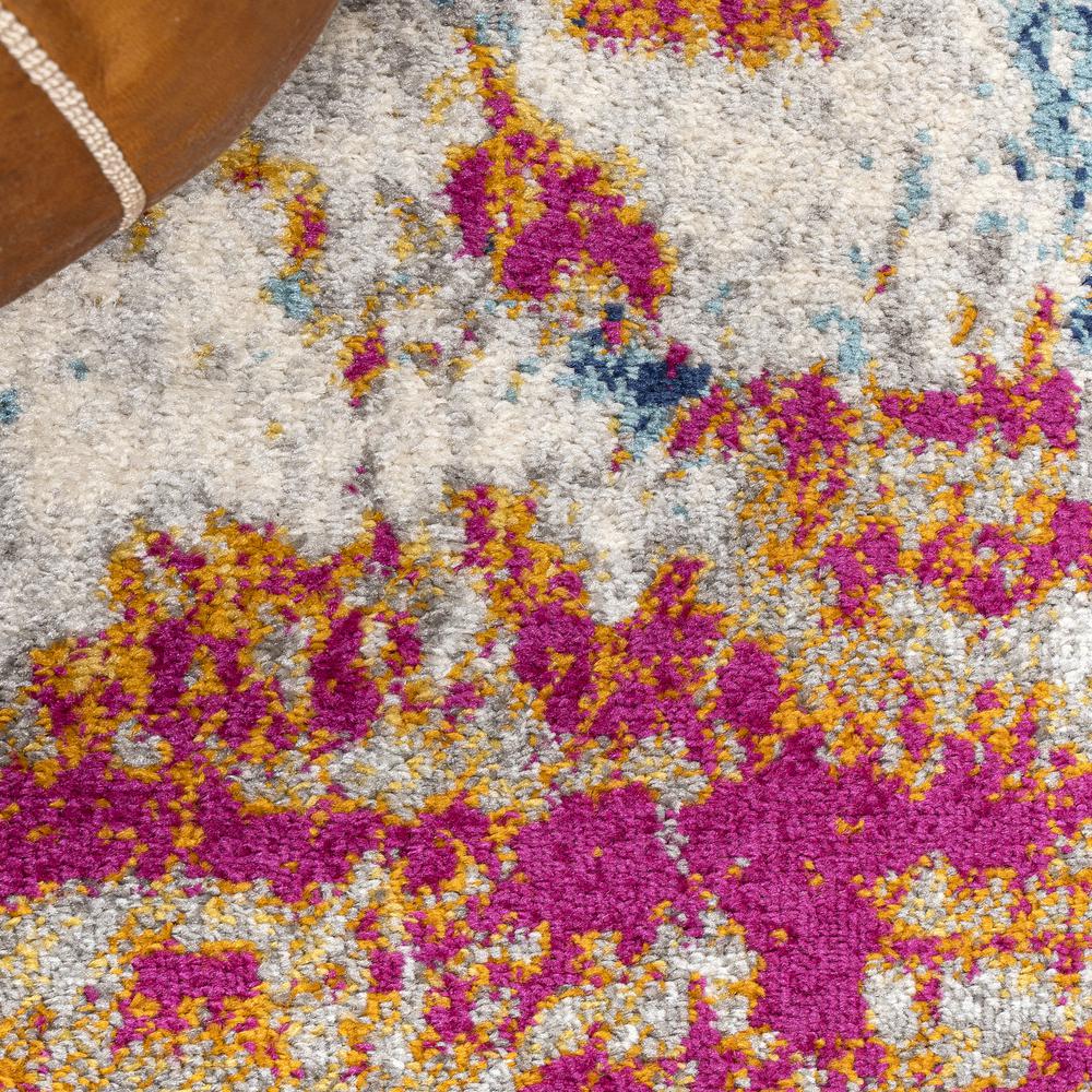 Sunset Modern Abstract Area Rug. Picture 8